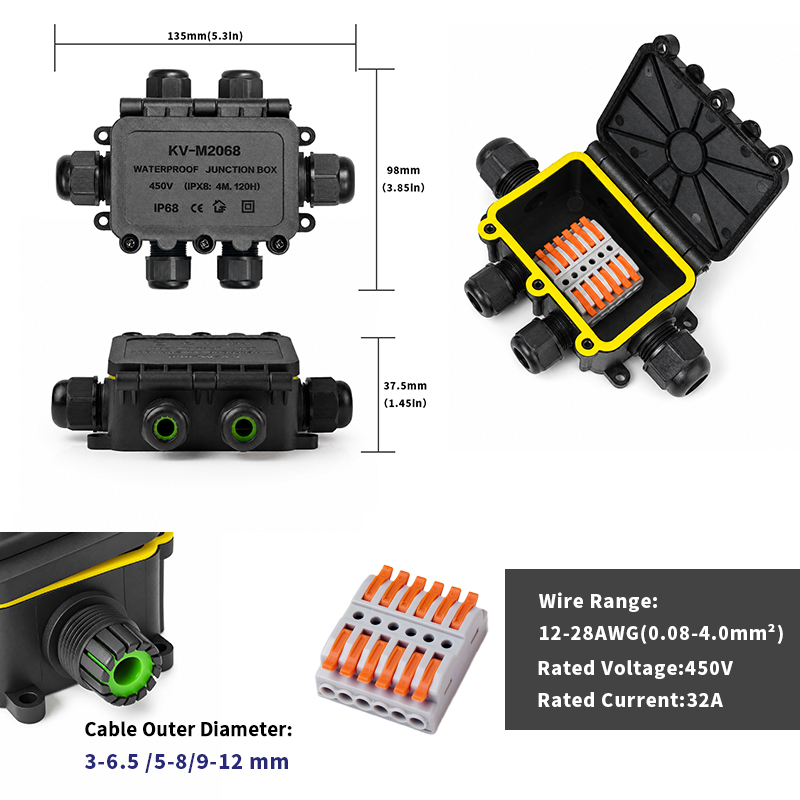 Caja de Conexiones Impermeable - Outdoor Lighting Junction reseña y precio