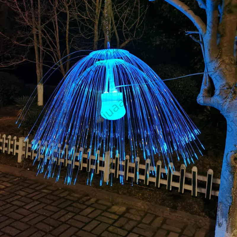 Luz de medusas de fibra óptica - Outdoor Lighting Jellyfish reseña y precio