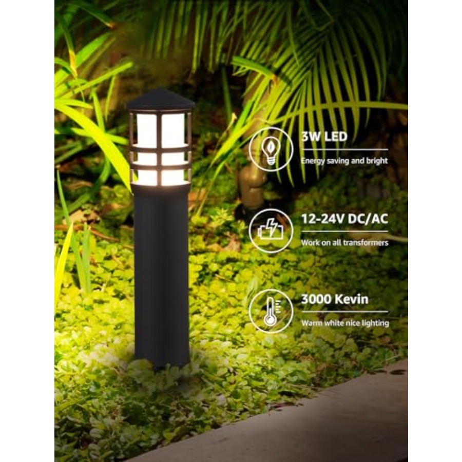 Paquete de 4 Luces LED de Bajo - Outdoor Lighting Low Voltage reseña y precio