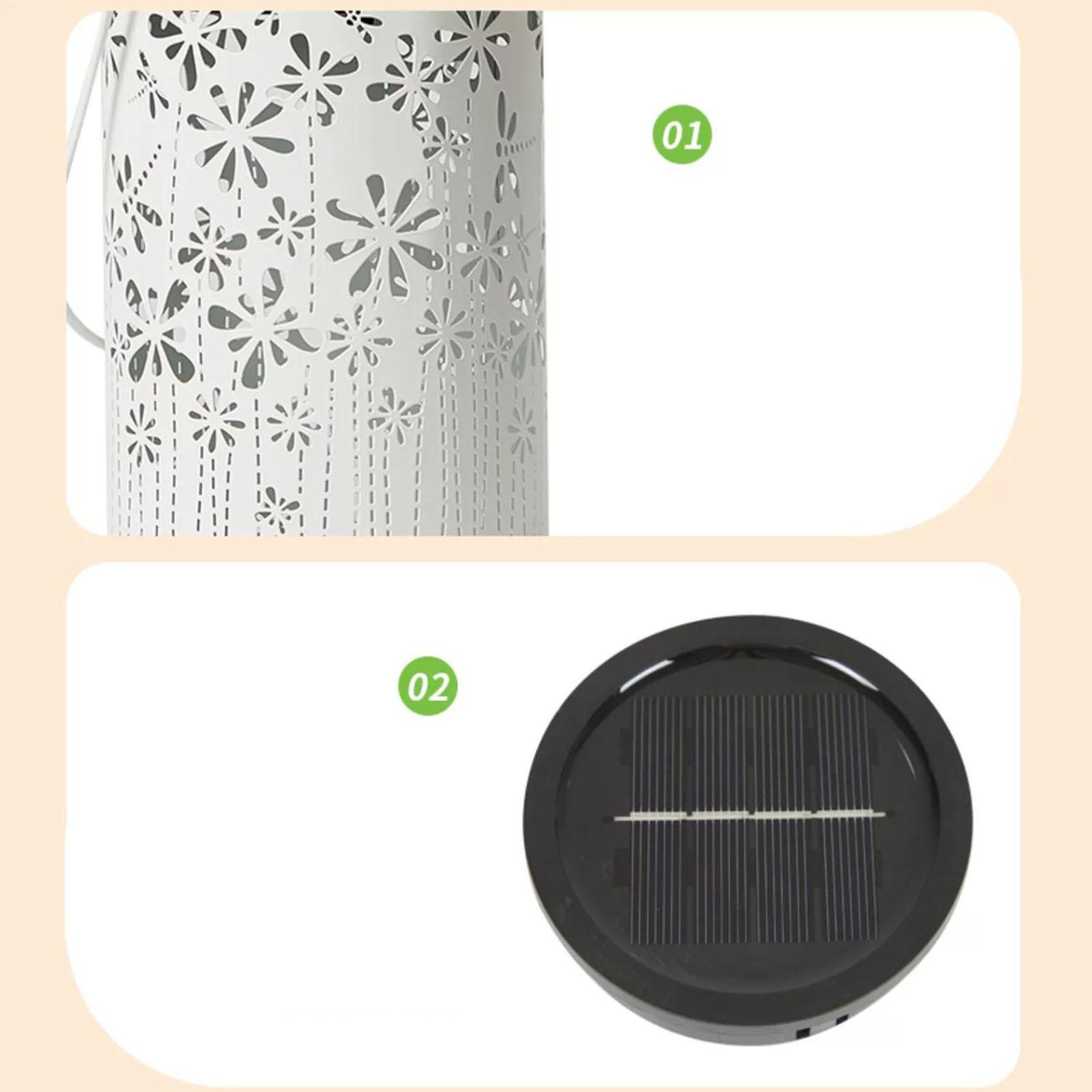 Lámparas Solares de Metal con  - Outdoor Lighting Yard reseña y precio