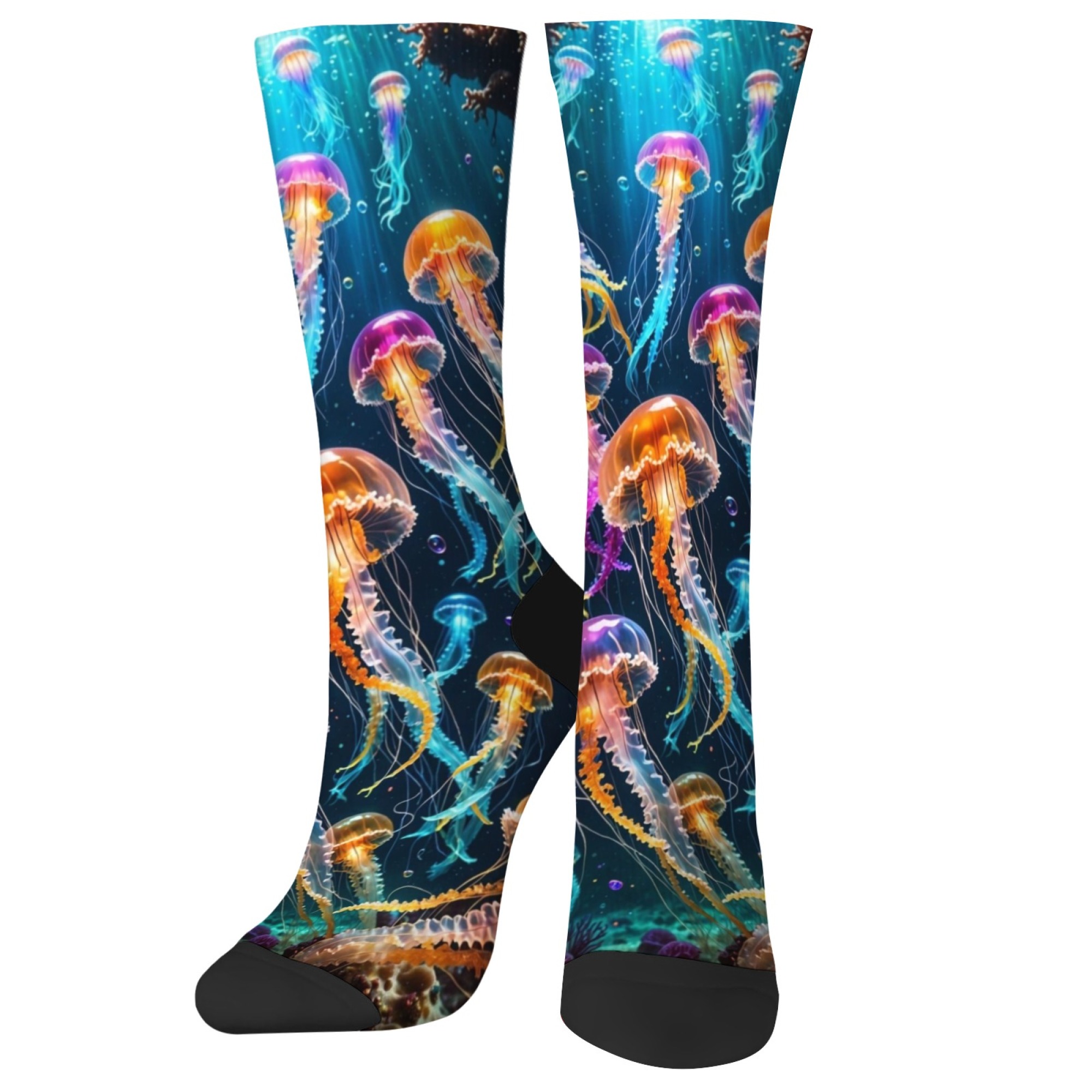 Calcetines de medusas colorido - Outdoor Lighting Jellyfish reseña y precio