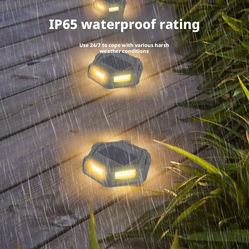 Lámpara Subterránea Solar, Red - Outdoor Lighting Year Round reseña y precio