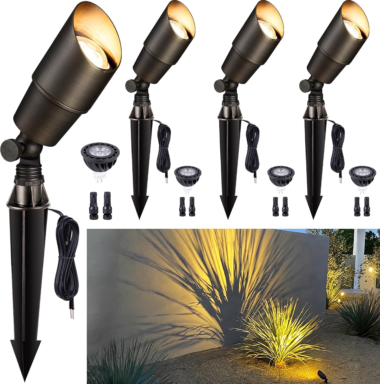 Iluminación de Jardín de Latón - Outdoor Lighting Low Voltage reseña y precio